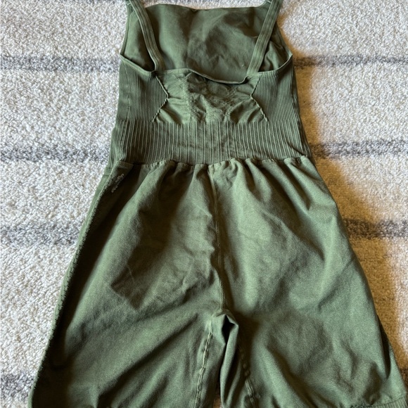 Free People Olive Green Jumpsuit - Picture 6 of 12